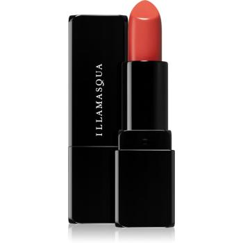 Illamasqua Antimatter Lipstick ruj semi-mat culoare Midnight 4 g
