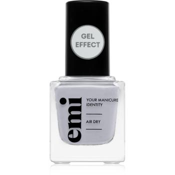 emi E.MiLac Gel Effect Ultra Strong lac de unghii cu efect de gel fără utilizarea lămpii UV/LED culoare Light Drizzle #150 9 ml