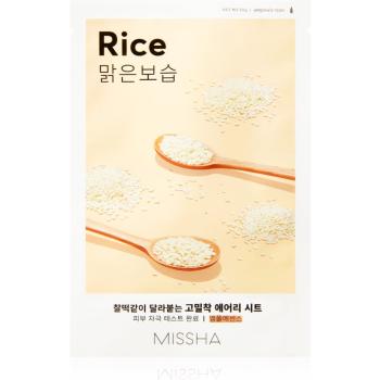 Missha Airy Fit Rice masca de celule cu efect de curatare si reimprospatare 19 g