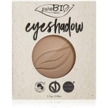 puroBIO Cosmetics Compact Eyeshadows fard ochi rezervă culoare 02 Dove Gray 2,5 g