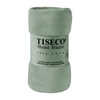 Pătură din micropluș Tiseco Home Studio, 130 x 160 cm, verde