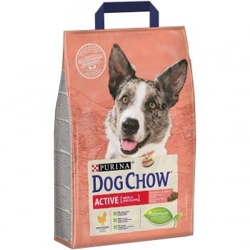 Dog Chow Adult Active Pui, 2.5 kg