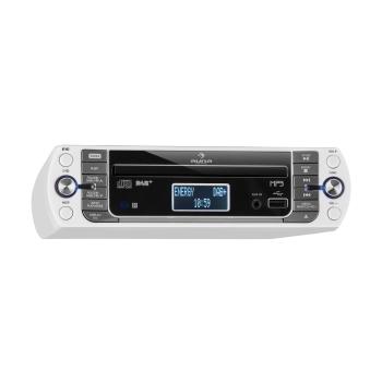 Auna KR-400 CD, radio de bucătărie, DAB+ / PLL FM, CD / MP3 player, argintiu