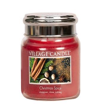 Village Candle Lumânare parfumată în sticlă Christmas Spice 390 g