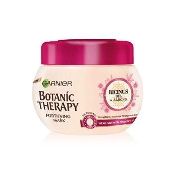 Garnier Mască fosrtfiantă cu ulei ricin și ulei de migdale pentru părul slab si care rupe Botanic Therapy (Fortifying Mask) 300 ml