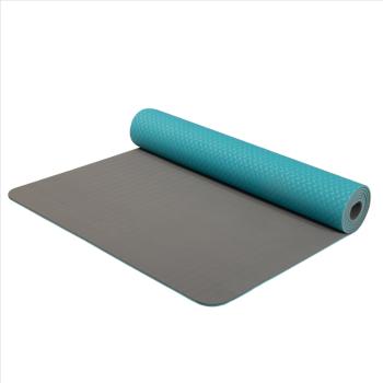mașină de spălat pe yoga yoga șah-mat double layer material TPE turcoaz / gri
