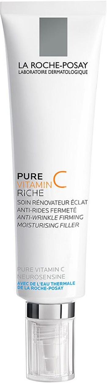 La Roche Posay Cremă anti-rid pentru fermitate pentru ten uscat Pure Vitamin C 40 ml