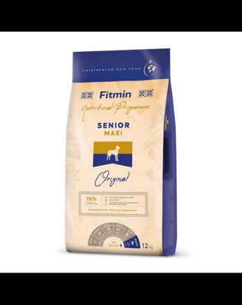 FITMIN dog maxi senior Sac hrana uscata caini seniori de talie mare12 kg