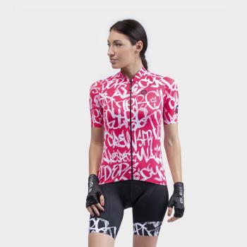 
                 ALÉ Tricou de ciclism cu mânecă scurtă - ALÉ SOLID RIDE LADY - roșu/alb  
            