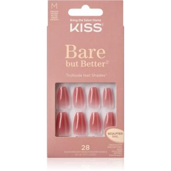 KISS Bare But Better Medium unghii artificiale 28 buc