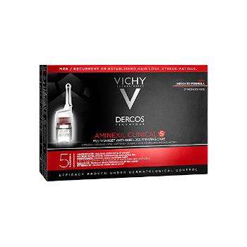 Vichy Tratamentul multi-scop împotriva căderii părului pentru bărbați Dercos Aminexil clinice 5 x 21 6 ml