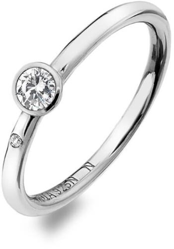 Hot Diamonds Inel de argint de lux cu topaz și Willow DR206 diamant 50 mm