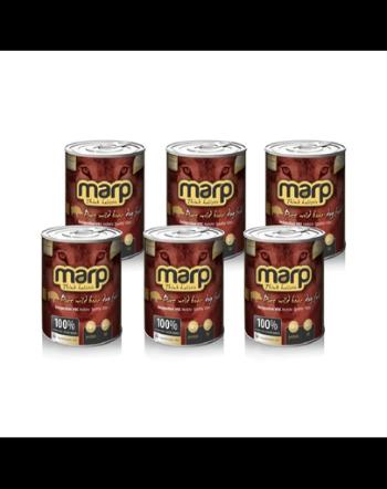 MARP Wild Boar Hrana umeda pentru caini adulti, set cu mistret 6 x 400 g