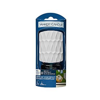 Yankee Candle Difuzor electric pentru priză Organic Kit Clean Cotton 18,5 ml