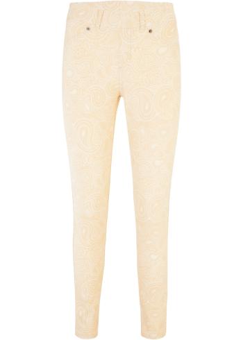 Blugi jeggings cu print paisley