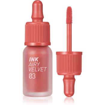 peripera Ink Airy Velvet ruj crema cu efect matifiant culoare 03 Cartoon Coral 4 g