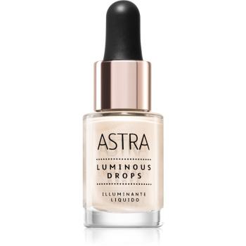 Astra Make-up Luminous Drops iluminator lichid culoare 02 Liquid Sun 15 ml