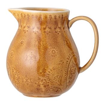 Cană carafă din gresie ceramică Bloomingville Rani, 1,2 l, galben