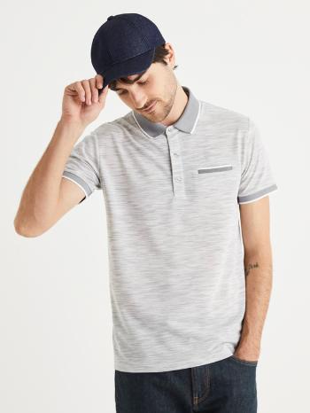 Celio Ateinject Polo Tricou Gri