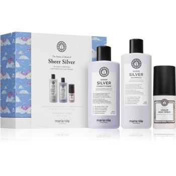 Maria Nila Sheer Silver Gift Box set cadou (pentru par blond)