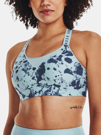 Under Armour UA Infinity High Print Sutien Albastru