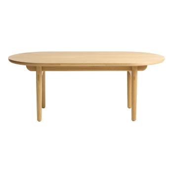 Măsuță de cafea în culoare naturală cu aspect de lemn de stejar 70x130 cm Carno – Unique Furniture