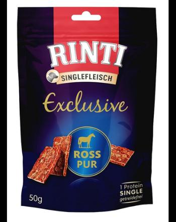 RINTI Singlefleisch Exclusive Snack Horse snack pentru caini din cal 50 g