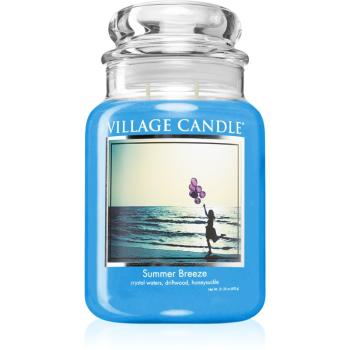 Village Candle Summer Breeze lumânare parfumată  (Glass Lid) 602 g