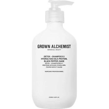 Grown Alchemist DetoxȘampon detoxifiant Hydrolyzed Silk Protein, Lycopene, Sage (Detox Shampoo) 500 ml