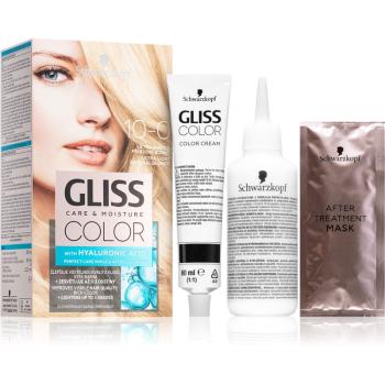 Schwarzkopf Gliss Color Culoare permanenta pentru par culoare 10-0 Ultra Light Natural Blonde 2x60 ml