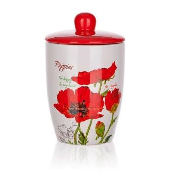 Cutie cu capac Banquet Red Poppy 600 ml