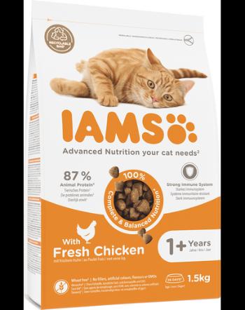 IAMS for Vitality Chicken Hrana uscata pisici adulte, cu pui 1,5 kg