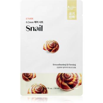 ETUDE 0.2 Therapy Air Mask Snail mască textilă pentru netezire extract de melc 20 ml