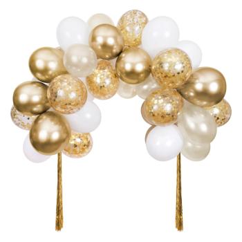 Accesorii pentru petreceri 40 buc. Gold Balloon Arch – Meri Meri