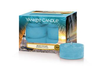 Yankee Candle Lumânări aromatice de ceai Beach Escape 12 x 9,8 g