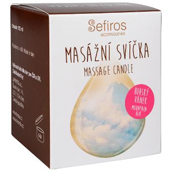 Sefiros Lumânare pentru masaj Mountain Breeze (Massage Candle) 120 ml