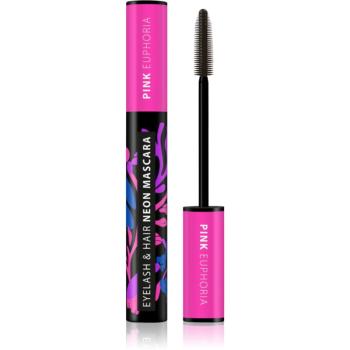 Dermacol Neon Eyelash & Hair mascara culoare Pink Euphoria 9 ml