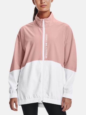 Under Armour Woven FZ Oversized Jacket Jachetă Roz