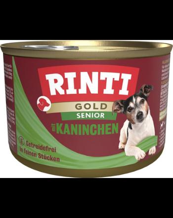 RINTI Gold Senior Rabbit Mini Iepure pentru caini batrani de rasa mica 185 g