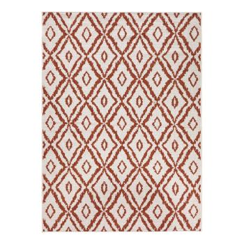 Covor adecvat pentru exterior NORTHRUGS Rio, 160 x 230 cm, roșu - alb