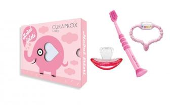 Curaprox Set cadou pentru îngrijirea dinților Baby Girl