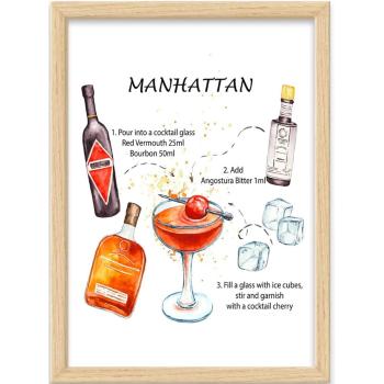 Poster cu ramă 40x55 cm Manhattan – Wallity