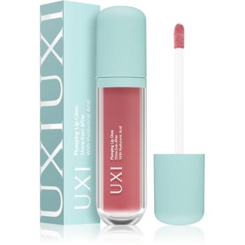 UXI BEAUTY Plumping lipgloss luciu de buze pentru un volum suplimentar cu acid hialuronic Rose pink 5 ml