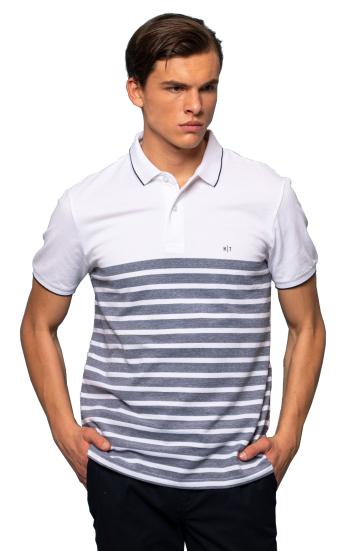 Heavy Tools Tricou polo pentru bărbați Dresda C7S23213WH S