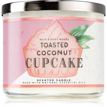 Bath & Body Works Toasted Coconut Cupcake lumânare parfumată 411 g