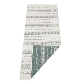 Covor adecvat pentru exterior NORTHRUGS Bahamas, 80 x 350 cm, verde-crem