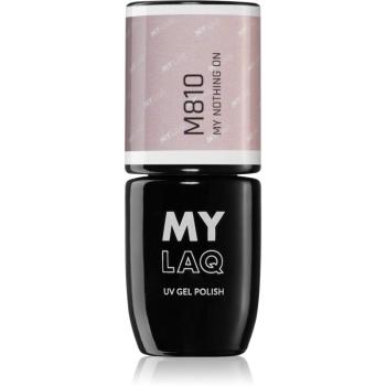 MYLAQ UV Gel Polish lac de unghii sub forma de gel culoare My Nothing On 5 ml