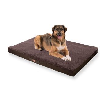 Brunolie Balu, pat pentru câine, pernă pentru câine, lavabil, ortopedic, antiderapant, spumă cu memorie, dimensiunea XXL (140 × 10 × 100 cm)