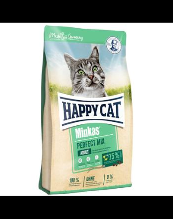 HAPPY CAT Hrana uscata pentru pisici adulte Perfect Mix, peste &amp; pui &amp; miel, 10 kg