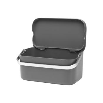 Recipient pentru deșeuri compostabile gri închis 1,8 l SinkSide – Brabantia